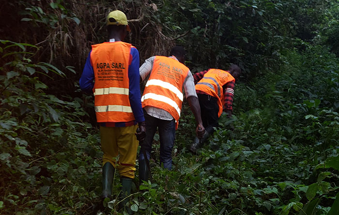 AGPA SARL à NANGA EBOKO pour le lancement de 5 hectares de désherbage 